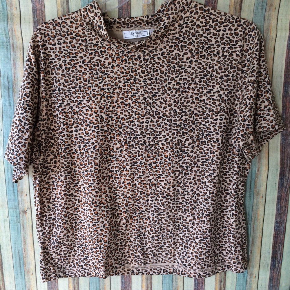 Ladies Kenneth Too! Animal print top